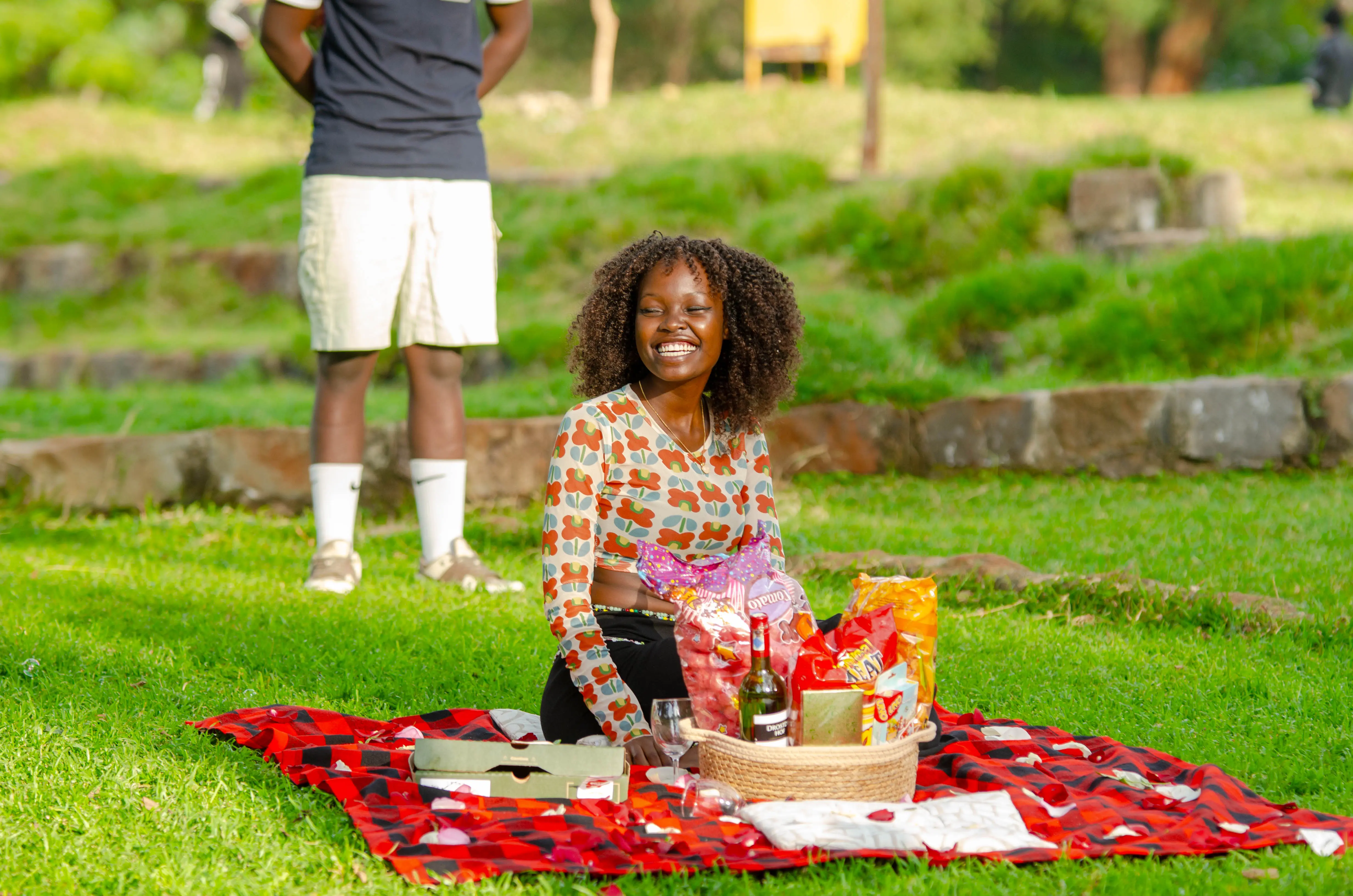 Families Enjoying Outdoor Picnic